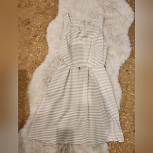 Merona XS Striped Neutral Dress